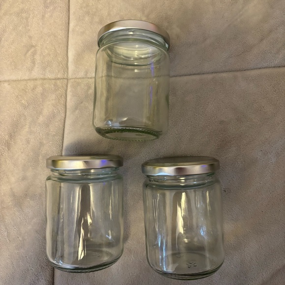 Other - Small Glass Jars - 3 PCS